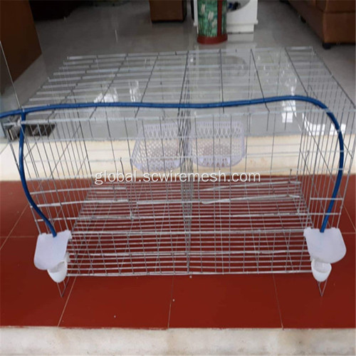 Metal Cage Material Wire Mesh Rabbit / Chicken Metal Cage Factory